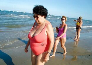 nude beach granny