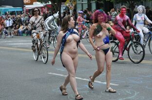 nudist parade